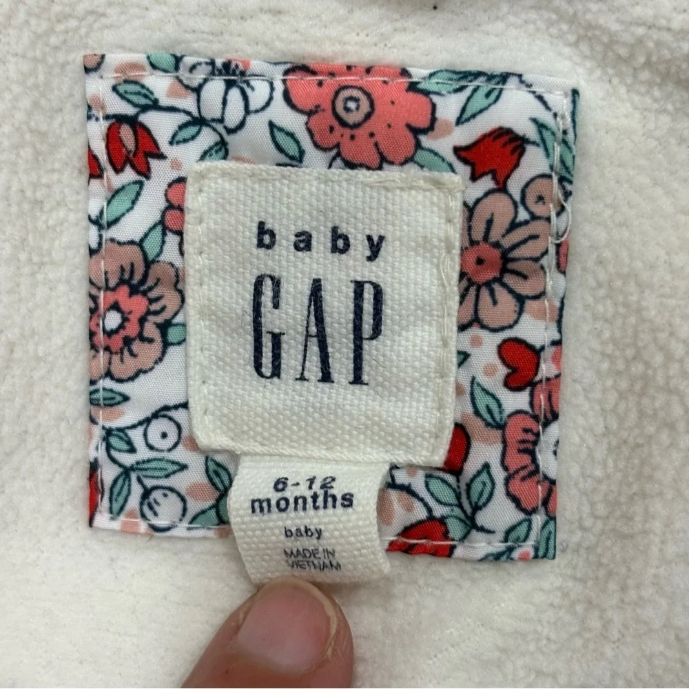 GAP baby snowsuit 6-12 months floral